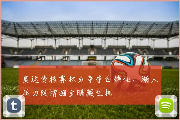 奥运资格赛积分争夺白热化，湖人压力陡增掘金暗藏生机